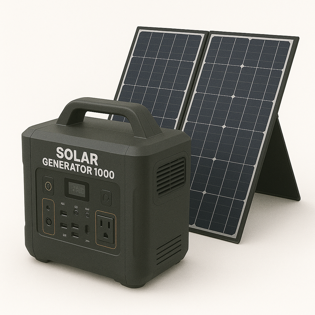 Solar Generator 1000 – Pro Backup Solution