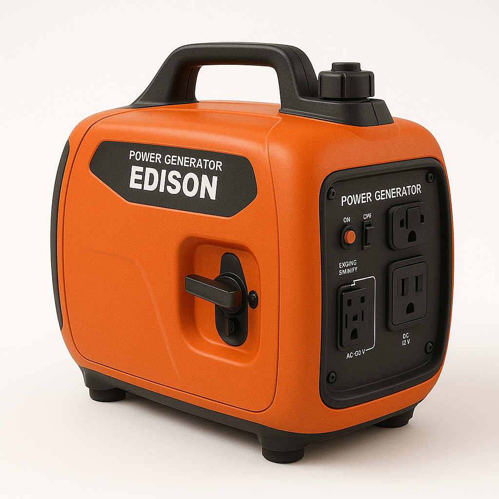 Edison 1800W Inverter Generator – Orange Edition – Edison Power Generators